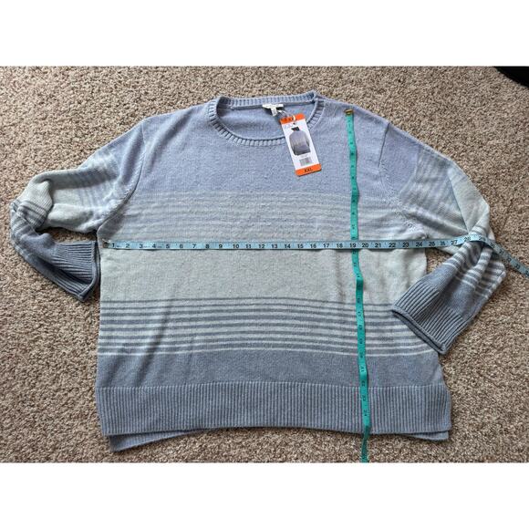 ELLA MOSS Sweater size Women's XXL; Blue & Green Ombre;  NWT - Picture 3 of 5